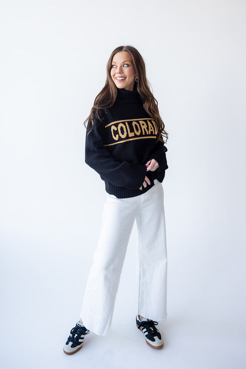 Colorado Railway Sweater Rolled Turtleneck